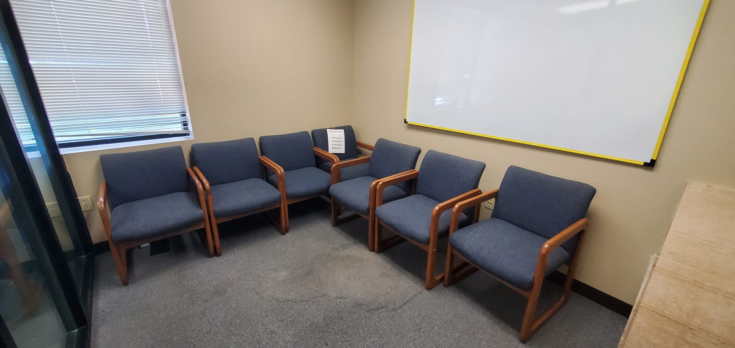 Retro Lobby Chairs - Must pick up Longview Branch, Ask for Crystal $150 for all 8